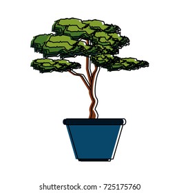 plant in pot icon image