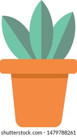 plant pot icon. Logo element illustration. plant pot symbol design. colored collection.  