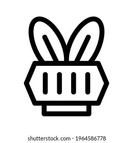 plant pot icon or logo isolated sign symbol vector illustration - high quality black style vector icons
