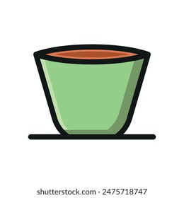 Plant pot icon vector design templates simple and modern