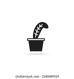 ilustración vectorial del icono de la planta