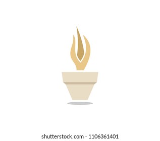 Plant pot logo 