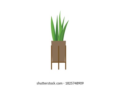  soporte de maceta de planta
 ilustración de diseño vectorial