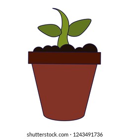 Plant pot symbol
