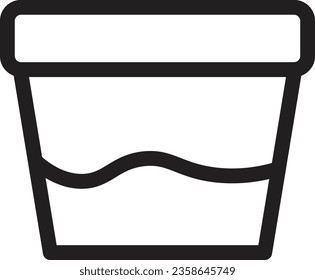 Plant Pot Tool Outline Icon