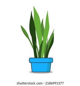 Plant and pot vector icon illustration, leaf pot vector icon