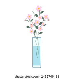 Plant in pot vector illustration. Cartoon flat different indoor potted decorative houseplants for interior home or office decoration, green garden floral collection icons isolated on white
