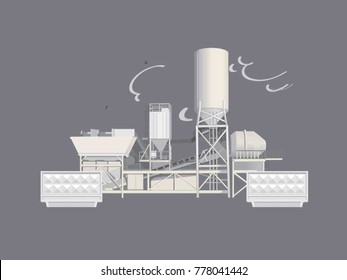 Plant For The Production Of Concrete