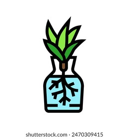 plant propagation urban gardening color icon vector. plant propagation urban gardening sign. isolated symbol illustration