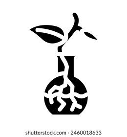 plant propagation urban gardening glyph icon vector. plant propagation urban gardening sign. isolated symbol illustration