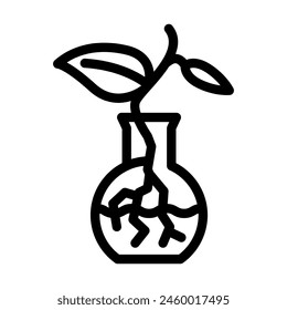 plant propagation urban gardening line icon vector. plant propagation urban gardening sign. isolated contour symbol black illustration