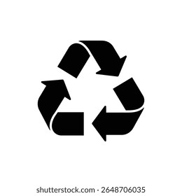 Plant roots forming a recognizable recycling symbol
