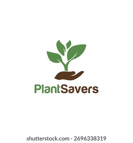 Pflanzenschoner Logo Vektor Natur