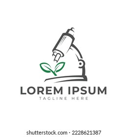 Plant Science Logo Vector Icon Illustration