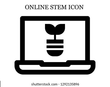 Plant search icon. Editable Plant search icon for web or mobile.