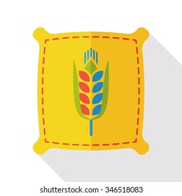 plant seed flat icon