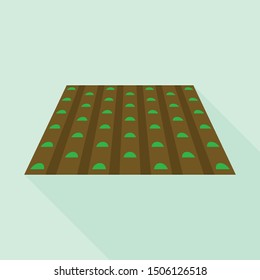 Plant seed icon. Flat illustration of plant seed vector icon for web design
