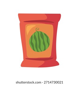 Icono de Vector de semillas de plantas, Vector de paquete de semillas de frutas y verduras, Imagen de Vector de semillas envasadas, ilustración, arte de Clip de paquete de semillas de jardín
