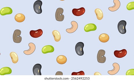 Plant seeds pattern background. Plant seeds illustration pattern. Plant seeds background. Perfect for fabrics, print, textile, wallpaper, and decor. SSTKbackgrounds 