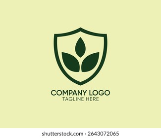 plant and shield agri logo, plant care or protection logo, flower or plant in shield for protection of plants agri care logo