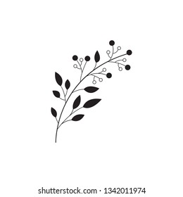 Plant simple motif design elements.