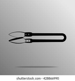 Plant Snips, Mini on the grey background
