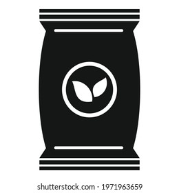 Plant soil pack icon. Simple illustration of Plant soil pack vector icon for web design isolated on white background