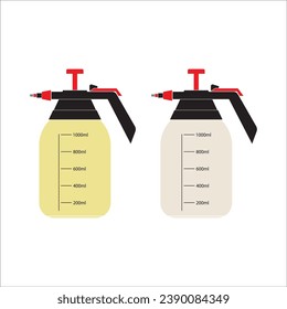 PLANT SPRAY BOTTLE ICON VECTOR ILLUSTRATION SYMBOL DESIGN