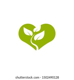 Plant sprout graphic design template vector isolated