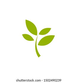 Plant sprout graphic design template vector isolated