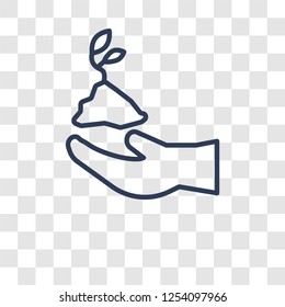 plant Sprout icon. Trendy plant Sprout logo concept on transparent background from Agriculture Farming and Gardening collection