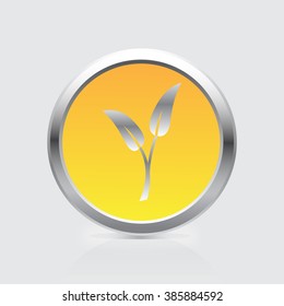 Plant sprout vector icon