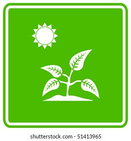 signo de planta y sol
