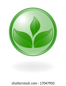 Plant symbol. Vector illustration