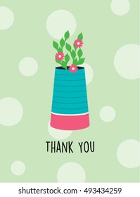 plant thank you card