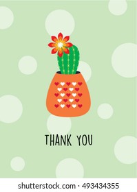 plant thank you card