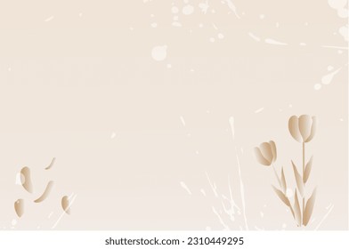 fondo de tema de planta con colores bonitos vectores eps10