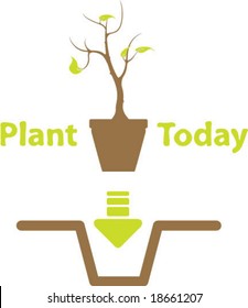 Plant Today Artwork Design