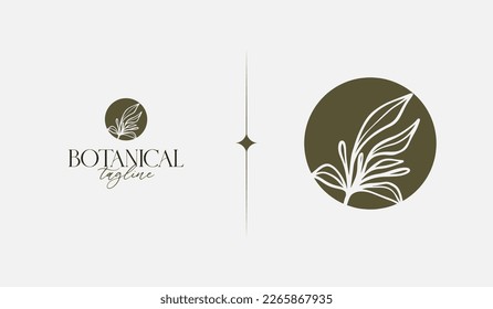 Plant Tree Flower monoline. Universal creative premium symbol. Vector sign icon logo template. Vector illustration