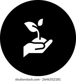 Plant A Tree Icon Element For Design