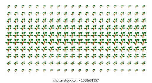 Plant tree icon halftone pattern, designed for backgrounds, covers, templates and abstraction concepts. Vector plant tree objects arranged into halftone grid.