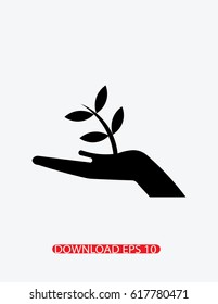 Plant a tree icon, Vector