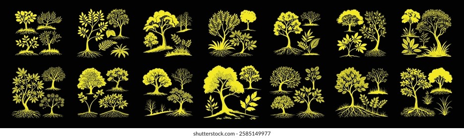  plant, tree, leaf, nature, pattern, texture, design, botanical, flora, floral, seamless, beautiful, fabric, vintage, illustration, wallpaper, flower, foliage, fashion, summer, garden, vector, green, 