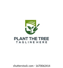 Plant The Tree Logo Design Vector