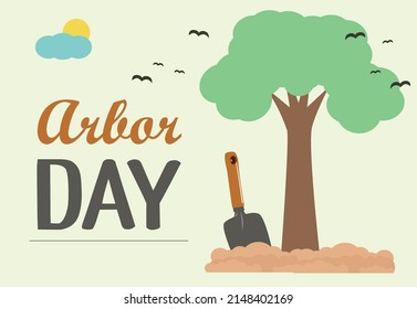 Plant A Tree National Arbor Day Celebration Poster
