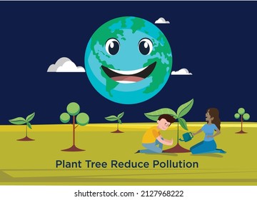 Plant Tree to Reduce Pollution