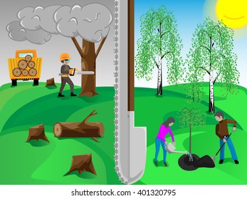 plant trees to save environment