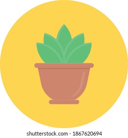 plant vector flat color icon