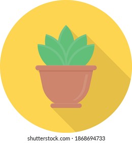 plant vector flat color icon