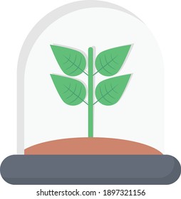 icono de color plano vectorial de planta